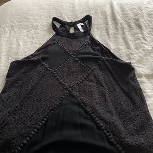 Black Sleeveless Top